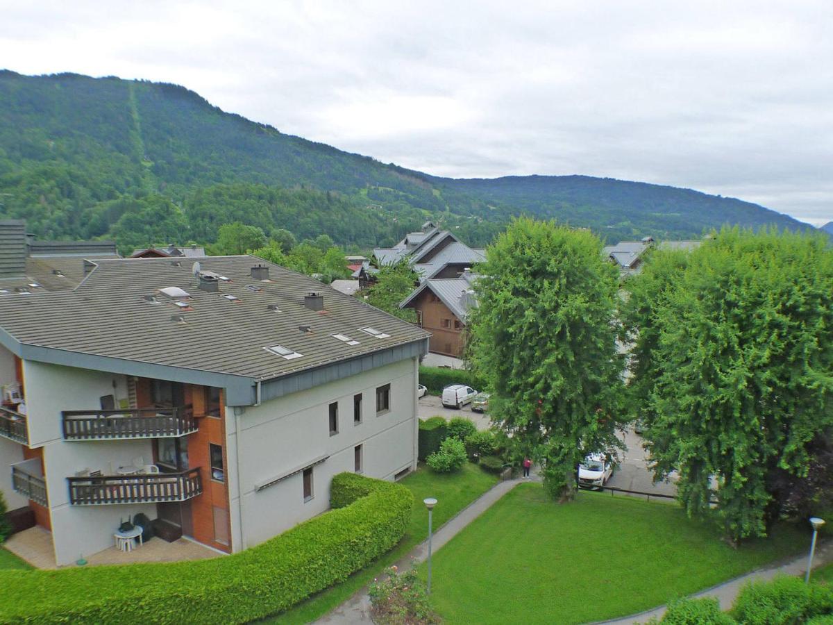 Appartement Lumineux Avec Mezzanine, Balcon Et Garage, Au Coeur De Samoens - Fr-1-629-53 Exterior foto